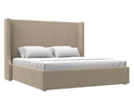Кровать интерьерная Ларго 180, Бежевый, Велюр, 120723