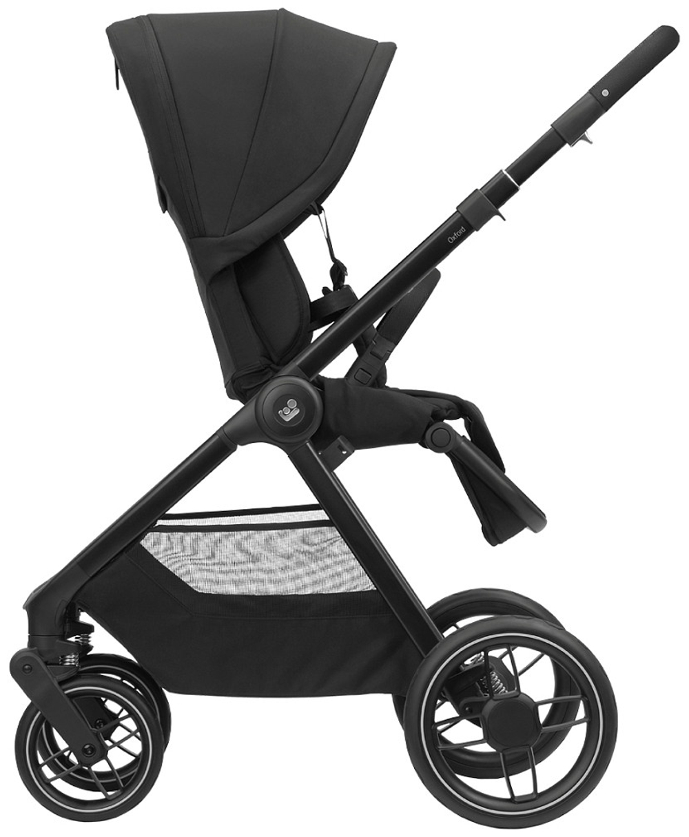 Коляска детская Maxi-Cosi Oxford Plus 3 в 1 с автокреслом CabrioFix Essential green 1978390110 PlusTwillic Black/Черный