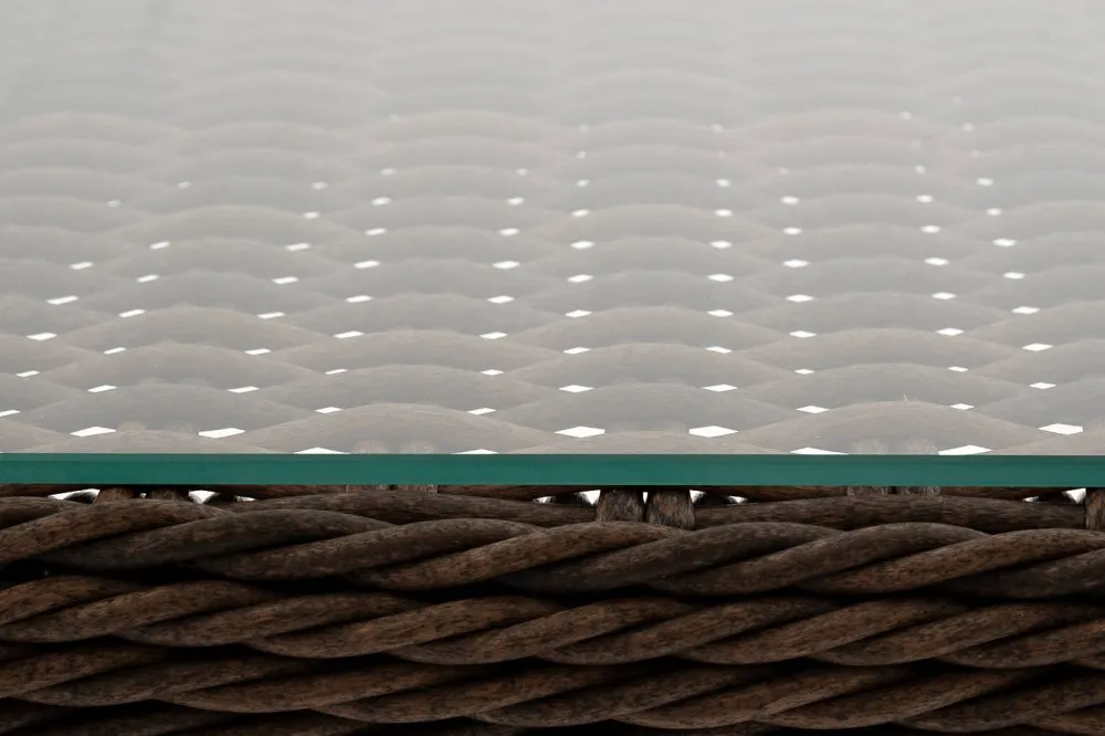 "Прованс" столик журнальный из ротанга, цвет коричневый