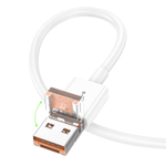 Кабель USB BOROFONE  BX102 2 в 1 для Type C/Type C (белый) 1m