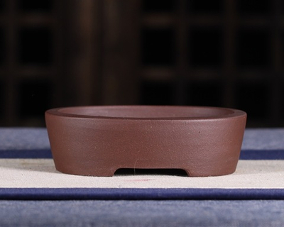 Состаренный неглазурованный горшок для бонсай высокого качества (исинская керамика) | 15.0*12.0*5.0