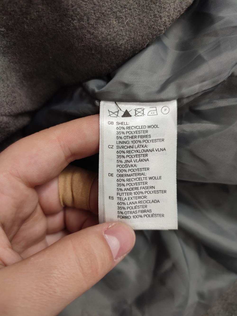 Пальто Divided с шерстью демисезонное на 14-15 лет