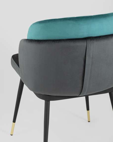 Стул Penn бирюзовый/серый