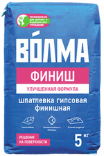 Смесь сухая шпаклевочная на гипсовом вяжущем "ВОЛМА - ФИНИШ" 20 кг