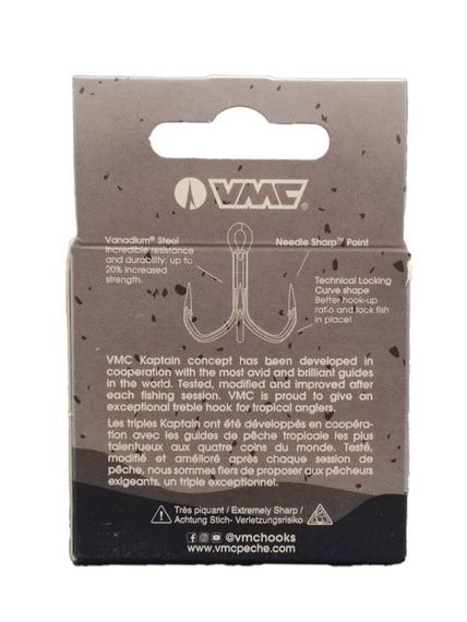 Крючок тройной VMC 7557 CT (тефлон) №1/0 (5шт)