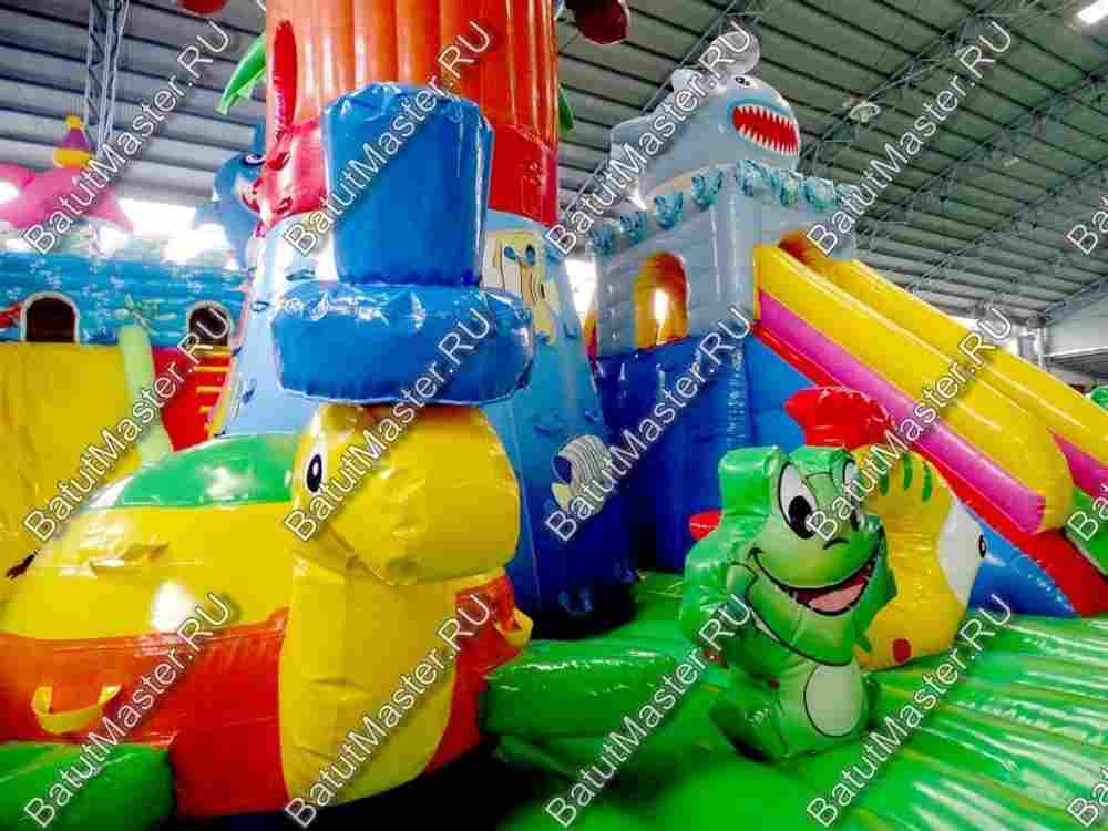 Коммерческий надувной батут "На морском дне" 16*9*7 м