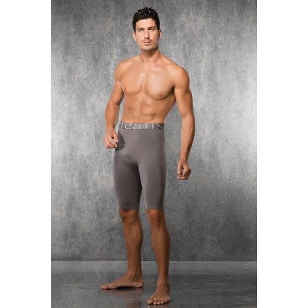 Мужские трусы боксеры удлиненные темно-серые Doreanse 1785