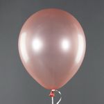 Шар (12''/30 см) Розовое Золото, металлик, 100 шт.