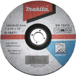 Шлифовальный диск для стали 180х6х22,23 мм, Makita D-18471