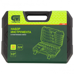 Набор инструментов 32 предмета, CrV, 1/2" Сибртех