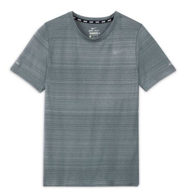 Детская теннисная футболка Nike Kids Miler Dri-Fit - smoke grey
