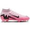 NIKE Mercurial Superfly 9 Футбольные бутсы Низкие Топ Розовые черные Унисекс