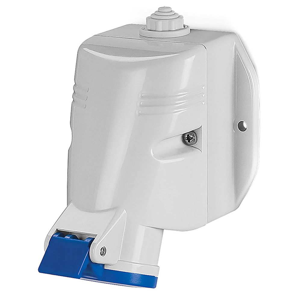 Розетка настенная с безвинтовыми клеммами IP44 16A 2P+E 230В