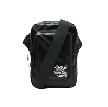 Lacoste Roland Garros Edition Contrast Print Vertical Messenger Bag - Green