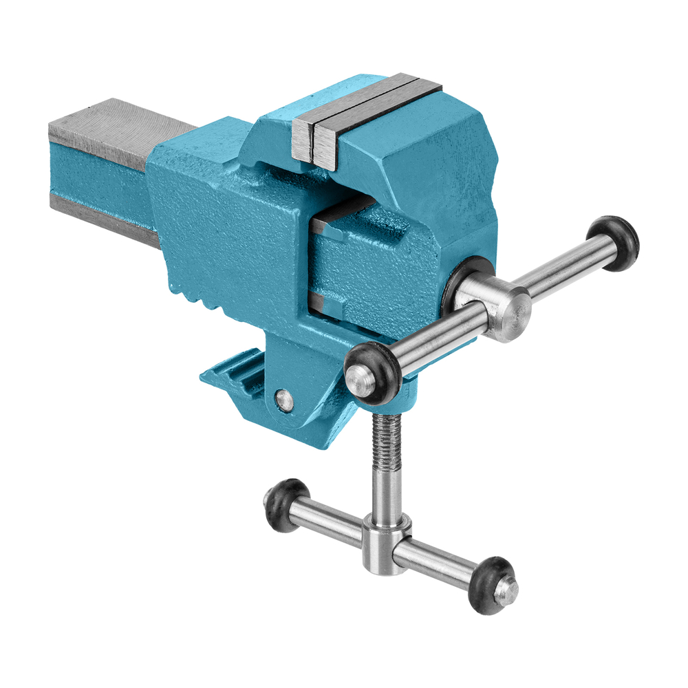 Тиски слесарные, 63 мм, крепление для стола, винтовой зажим (Глазов)