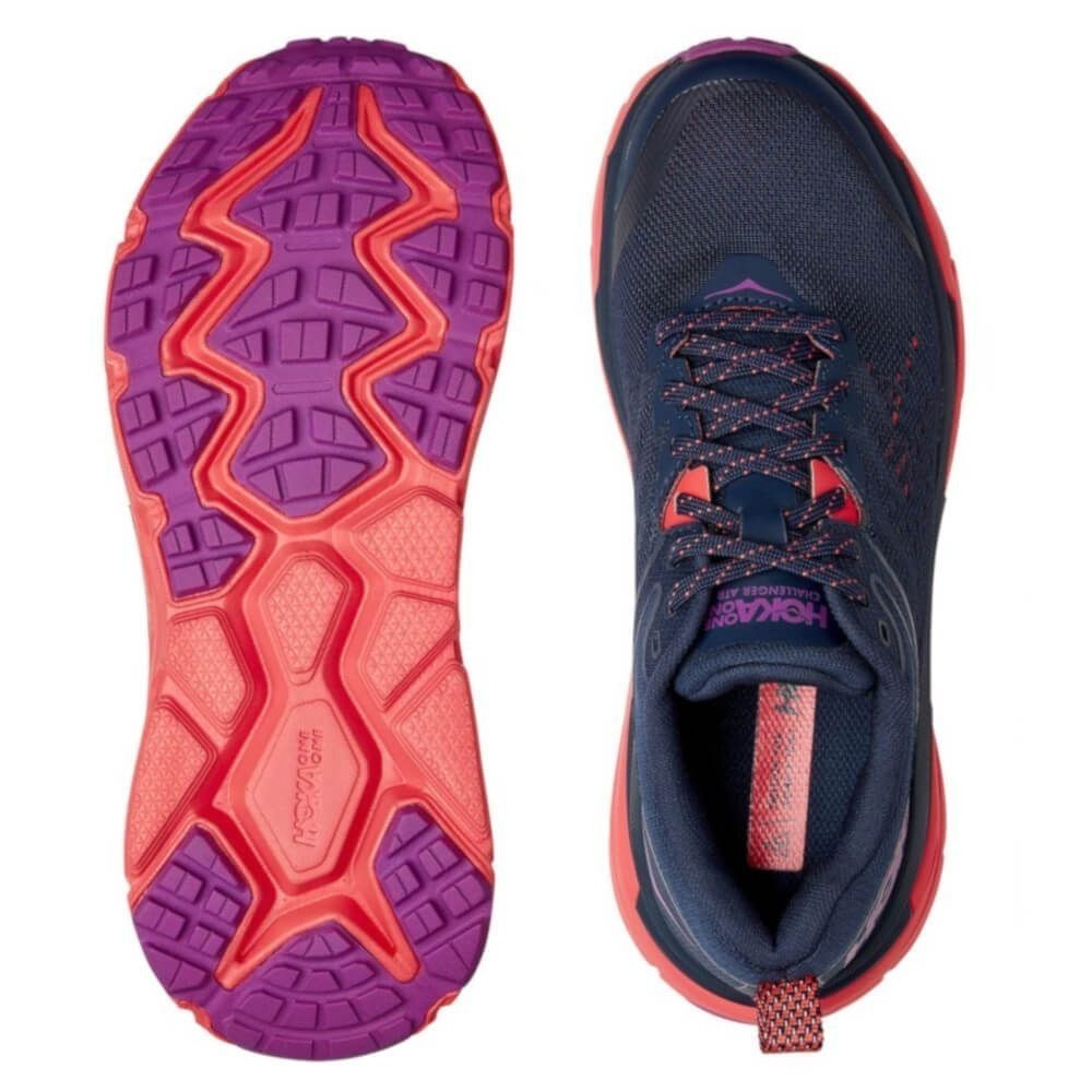 Кроссовки женские HOKA W CHALLENGER ATR 6 WIDE Black Iris / Hot Coral