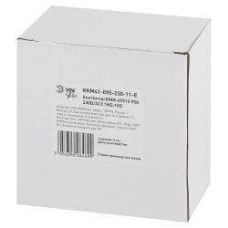 Контактор ЭРА PRO KKM41-095-230-11-E КМИ-49512 95А 230В/АС3 1НО;1НЗ