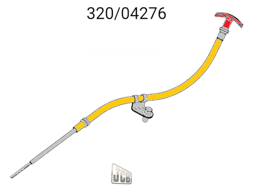 Трубка + щуп двигателя JCB 320/04276