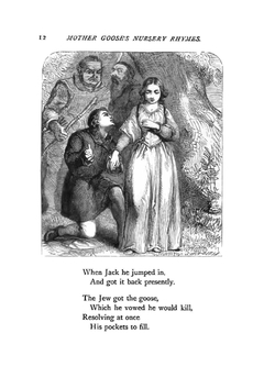 Mother Goose's Nursery Rhymes. A Ccollection of Alphabets, Rhymes, Tales, and Fingles | John Gilbert; John Tenniel; Walter Crane