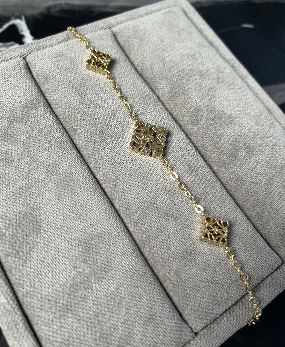 Браслет СНЕЖИНКА gold