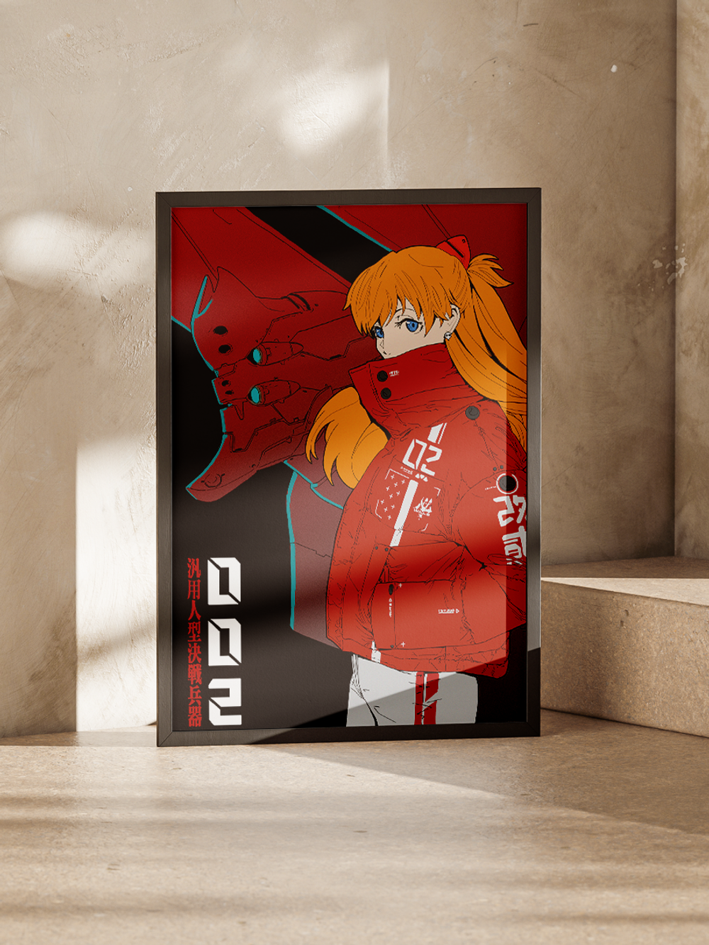 Постер плакат Аска Evangelion Евангелион