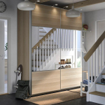 Шкаф - PAX / MEHAMN/AULI  IKEA/ ПАКС / МЕХАМН/ АУЛИ   ИКЕА, 236х200  см,под беленый дуб