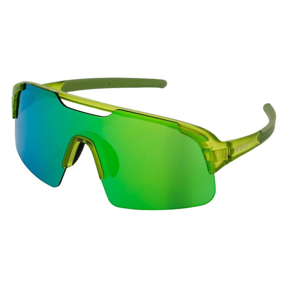 Очки солнцезащитные MOAX PROGRESS, зеленый, набор 3 линзы (зелен./синий/фотохром OS)