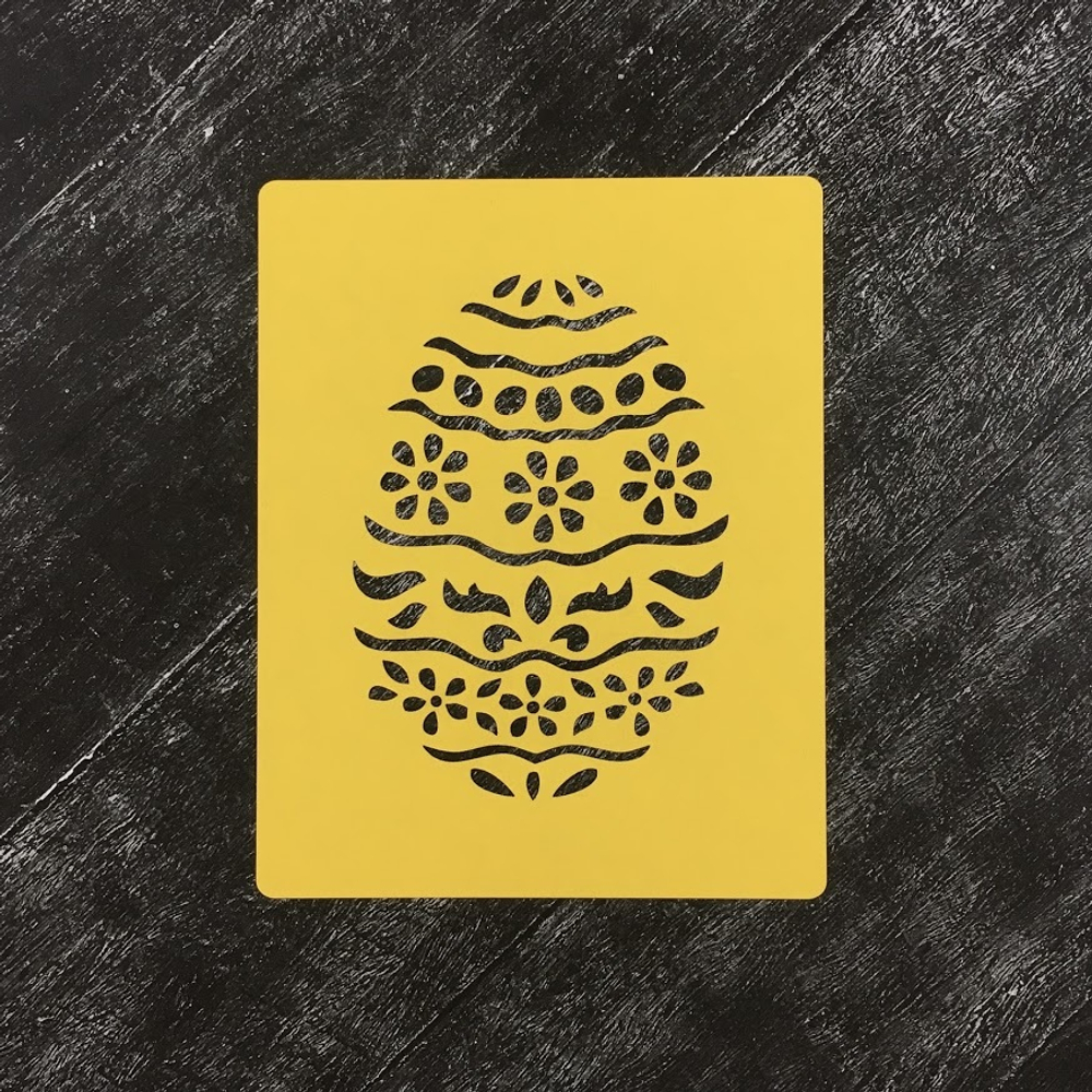 Трафарет Пасхальный №32 яйцо