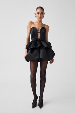 Топ-корсет из тафты