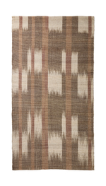 Джутовый ковер Domira с разноцветным узором икат, 200 x 300 см