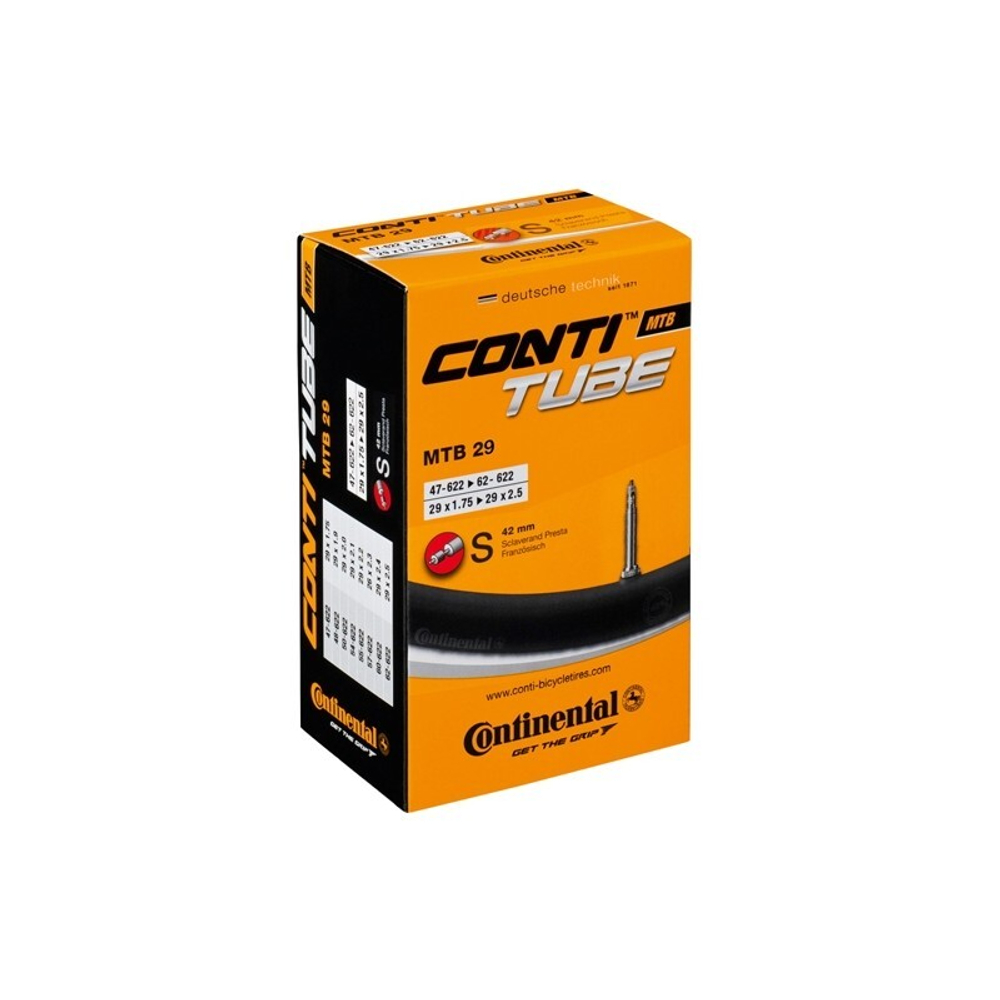 Камера. 29"х1.75-2.5 спорт 42мм 02-0182181 47-62/622 MTB 29 CONTINENTAL