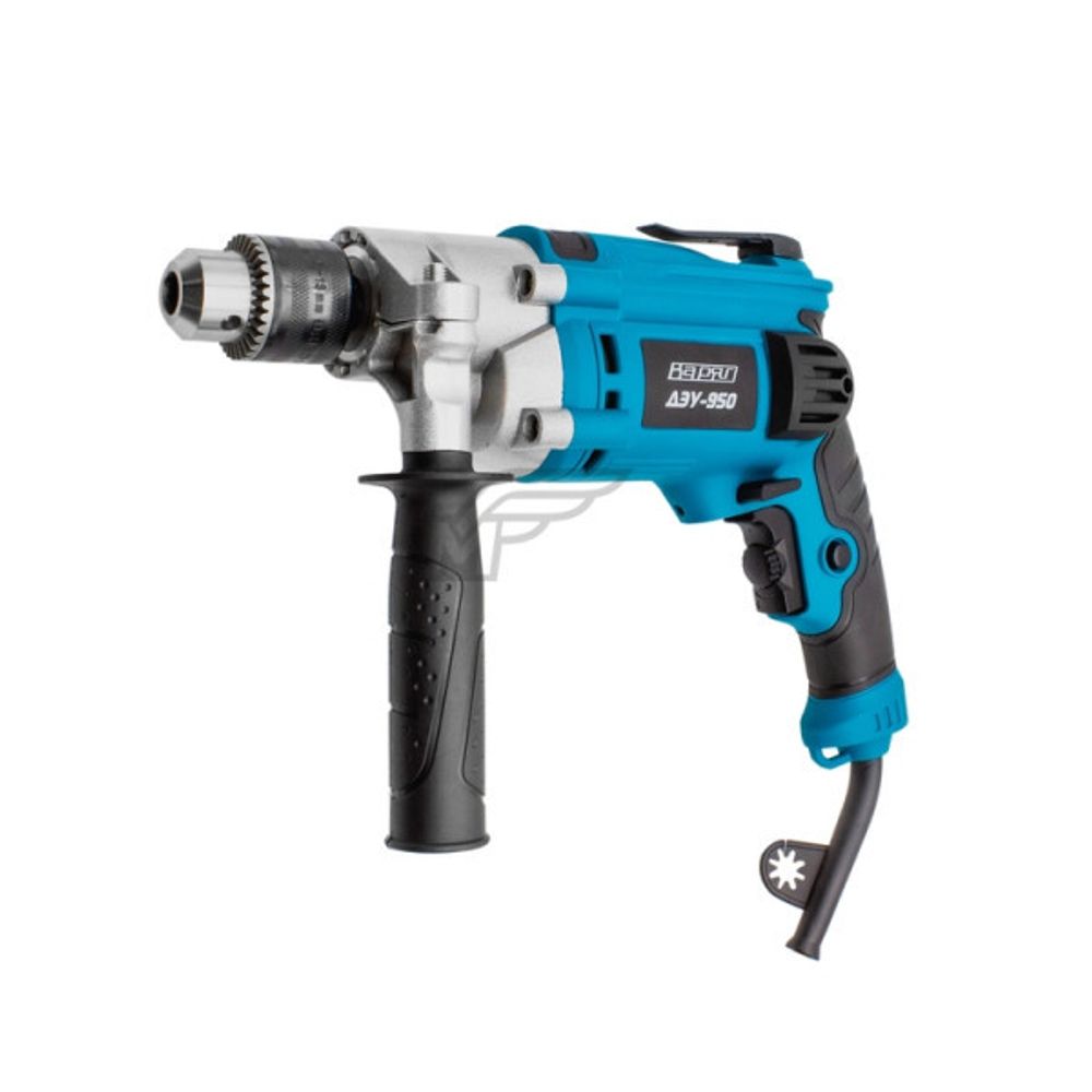 Дрель ударная ВАРЯГ сетевая ДЭУ-950 950 Вт, 2800 об/мин, 42000 уд/мин