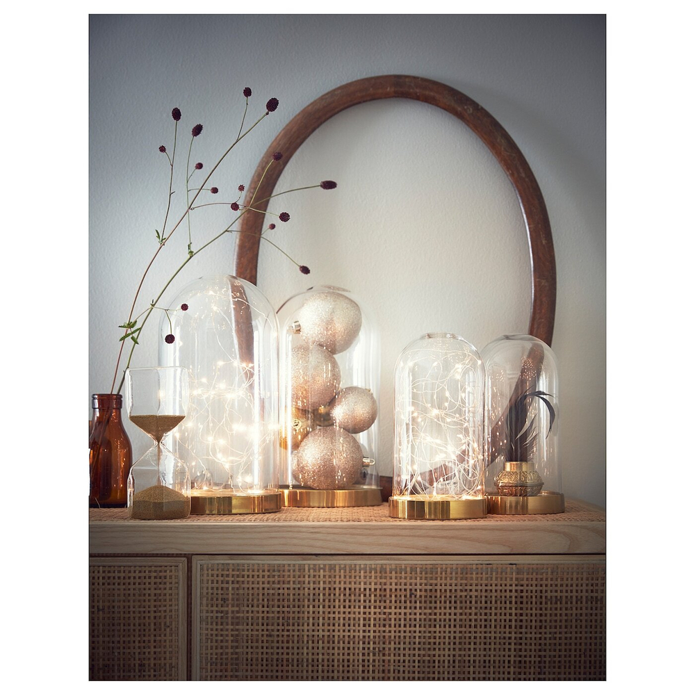 IKEA BEGÅVNING  (ИКЕА БЕГÅВНИНГ)  -  Стеклянный купол с основанием, 26 см