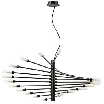 Люстра подвесная 733247 черный Ragno Lightstar