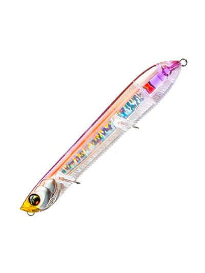 Воблер для рыбалки Duel L-Bass Pencil Popper 110F F1237 #HWS, 110 мм, 15 г, медленно всплывающий, волкер