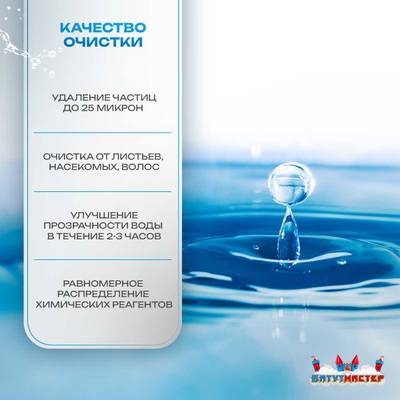 Песочный фильтр для бассейна до 36 м³ с насосом KP256, до 25 кг песка, 4,5 м³/ч, WL-ADG350E