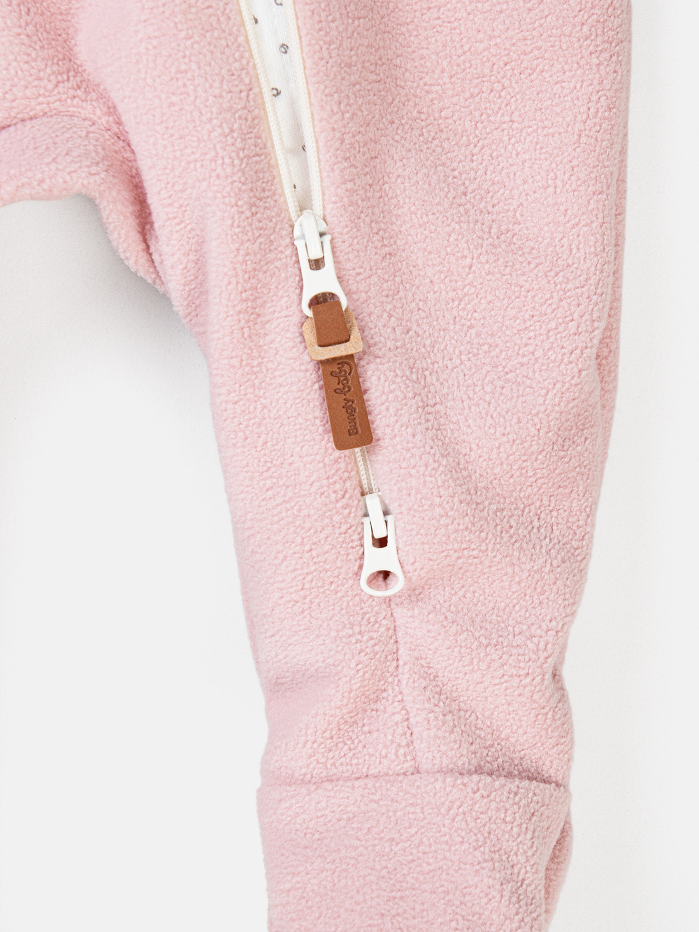 Комбинезон флисовый с закрытой ножкой "Роза"