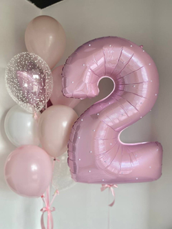 Набор воздушных шаров для девочки  №984