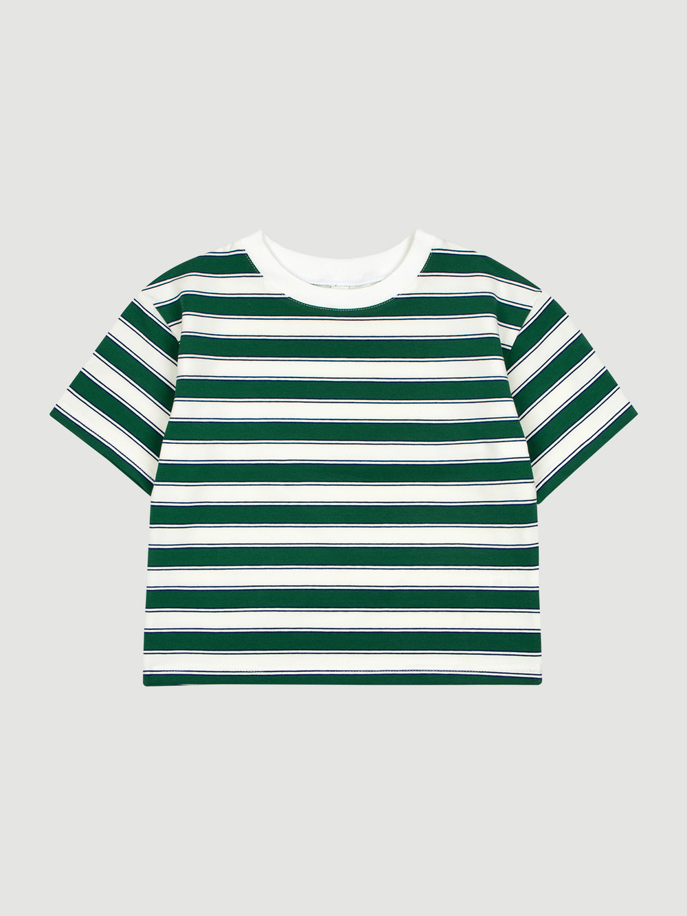 Футболка оверсайз Mjölk Green Stripes, уценка
