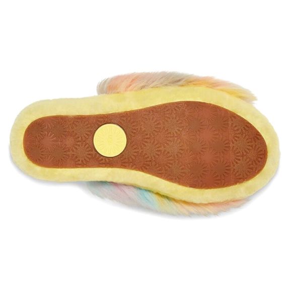 Ugg Fluff Yeah Slide Tie Dye 'Yellow'