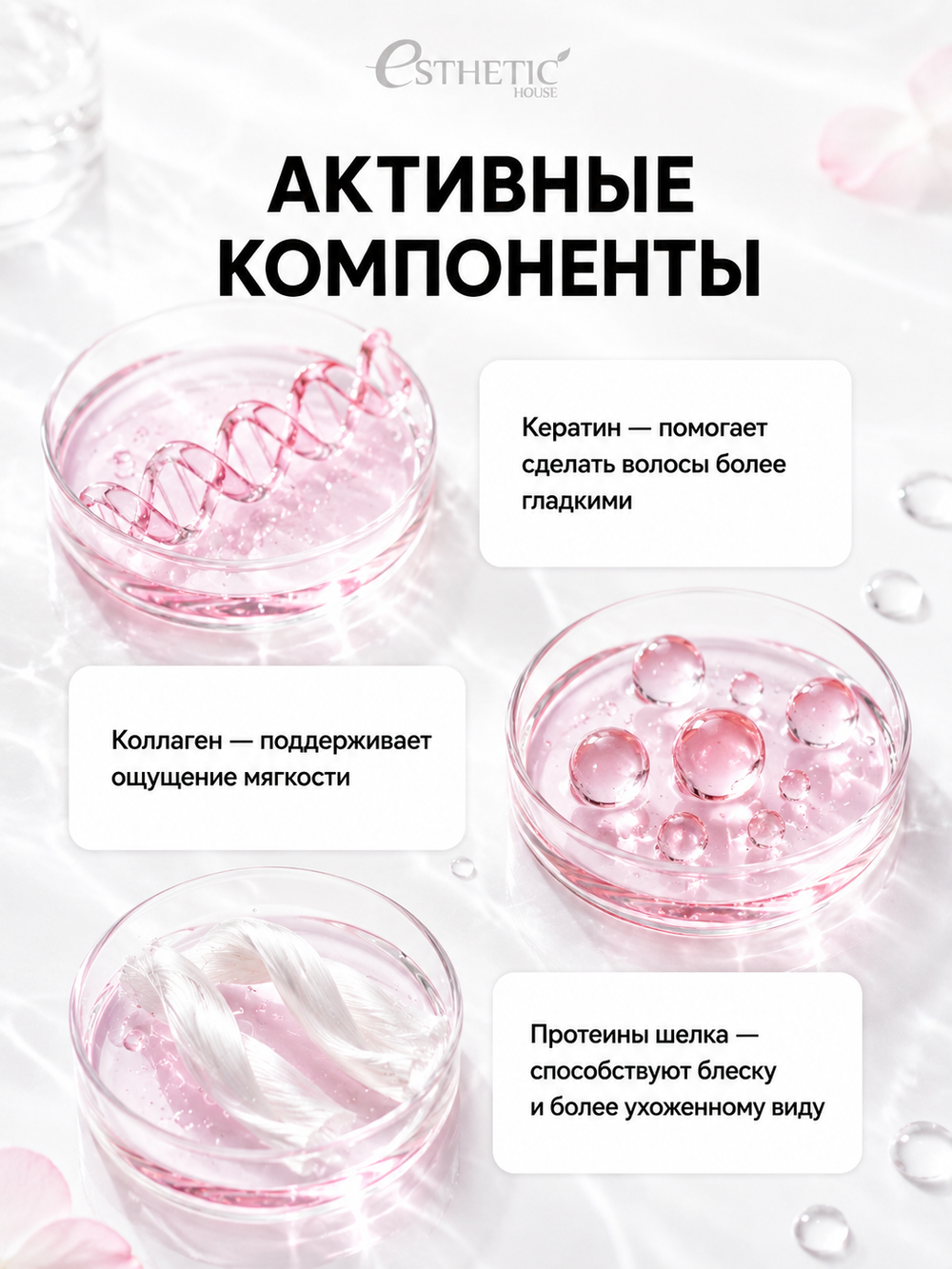 [ESTHETIC HOUSE] Шампунь для волос ВОССТАНОВЛЕНИЕ CP-1 3Seconds Hair Fill-Up Shampoo, 500мл
