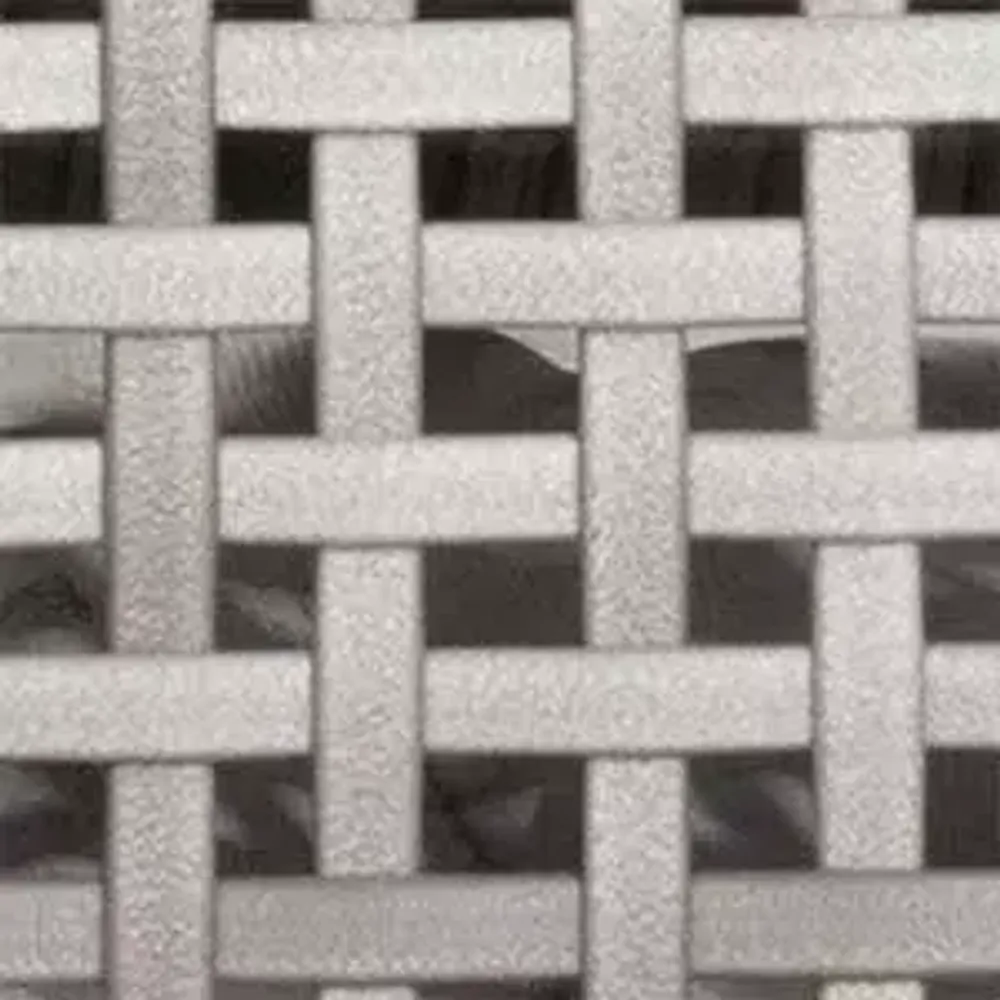 "Тито" журнальный столик из искусственного ротанга, цвет серый