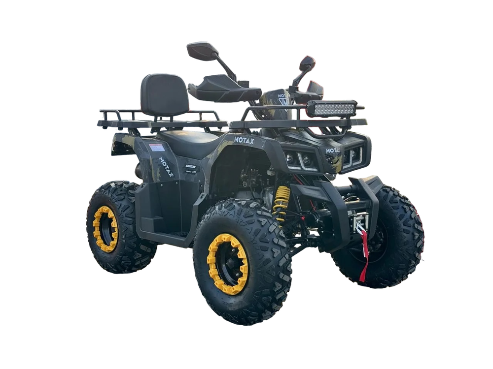 Квадроцикл Motax GRIZLIK T200 LUX черный-желтый камуфляж