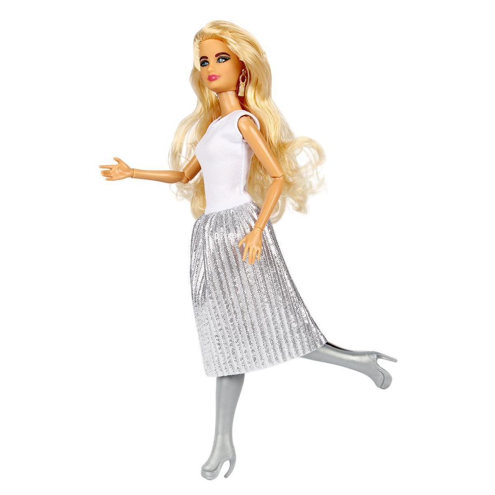 Кукла 29 см "София", руки и ноги сгиб., акс., в короб. (Карапуз)