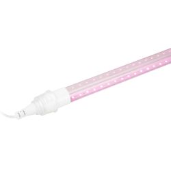 Фитолампа для растений светодиодная ЭРА FITO-9W-Rb-Т8+FITO-Holder IP65 2хG13 с выключателем 1.5м | Фитолампы T8