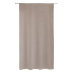 Штора из хлопкового бархата серого цвета из коллекции essential, 150х290 см