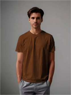 Футболка однотонная базовая хлопок унисекс Баракаттекс