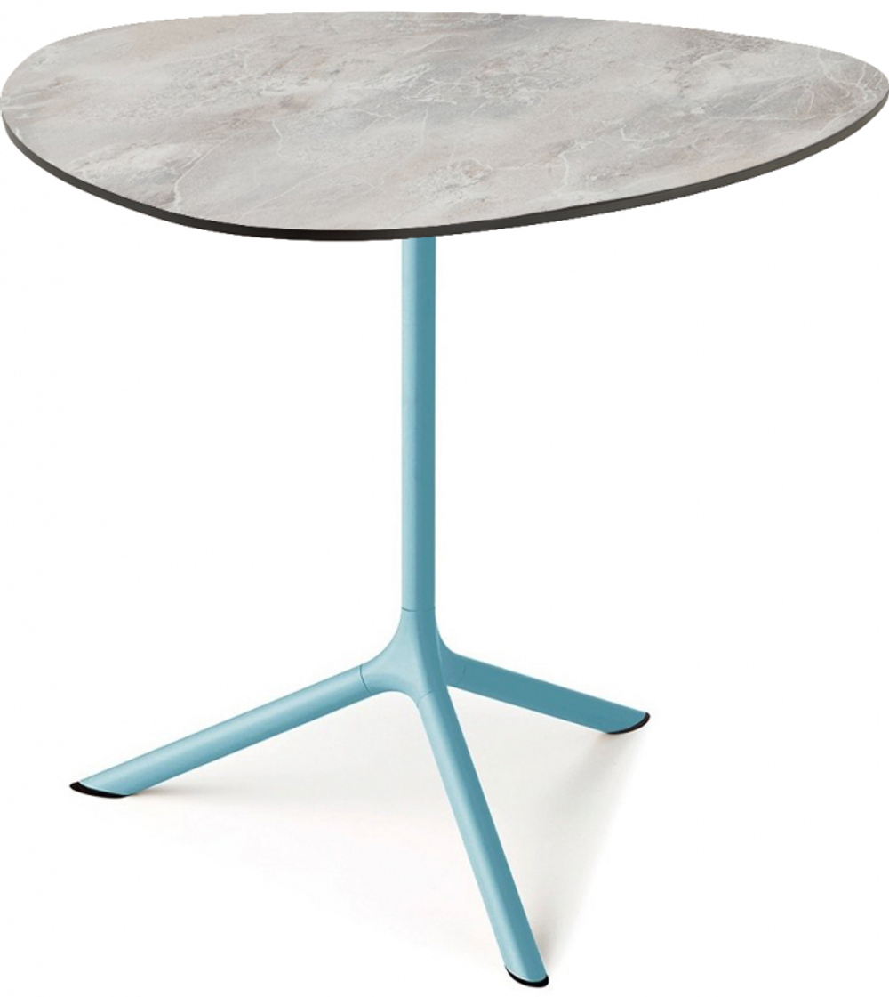 Стол ламинированный обеденный Scab Design Tripe Maxi, голубой, каменный