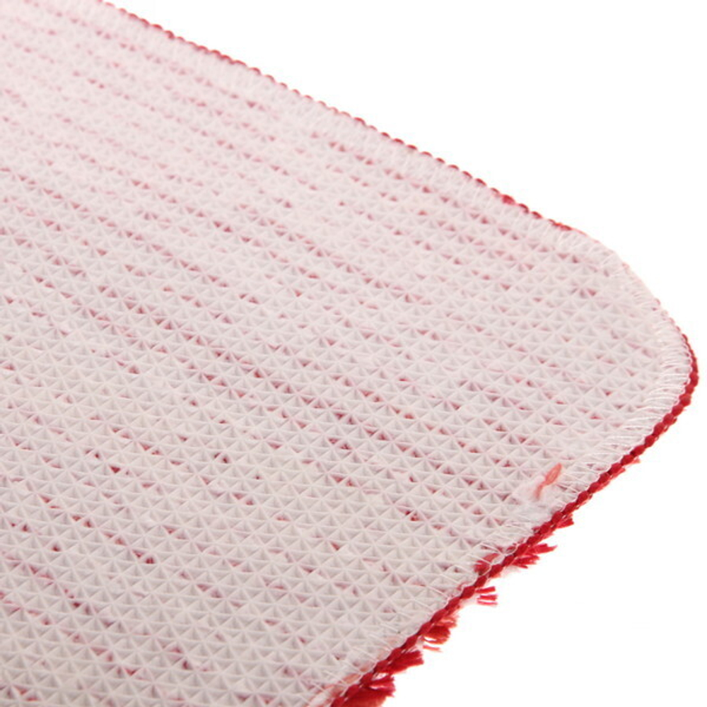 Коврик для ванной 50*80"Меланж» бордовый