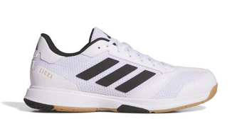 Мужские кроссовки для бадминтона/сквоша Adidas Ligra 8 M - cloud white/core black/cloud white
